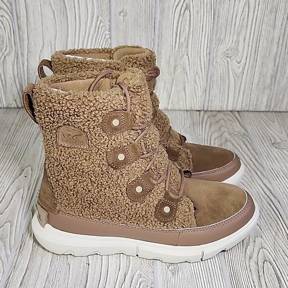 Sorel Explorer II Joan Cozy Boot Delta/Fawn Womens Size 7 NEW - Picture 3 of 16